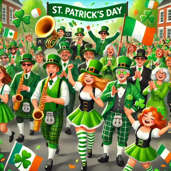 St. Patrick's Day parade fun