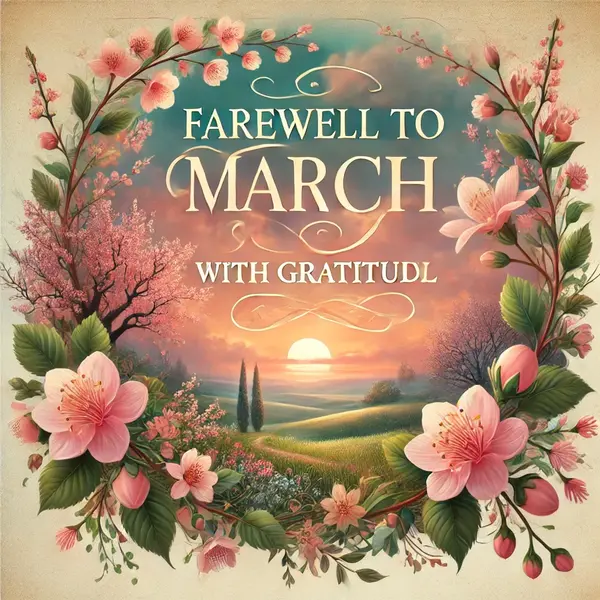 Farewell to March with Gratitude