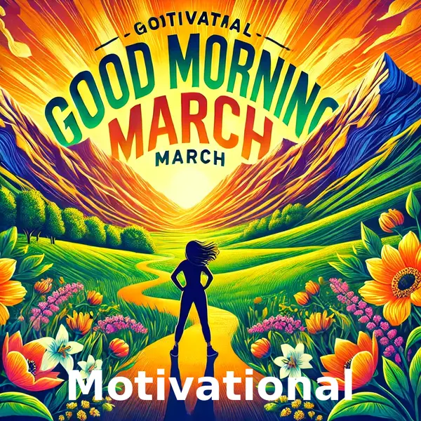 Motivational Good Morning March Sayings