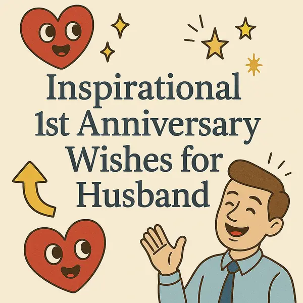 Inspirational 1st Anniversary Wishes for Husband