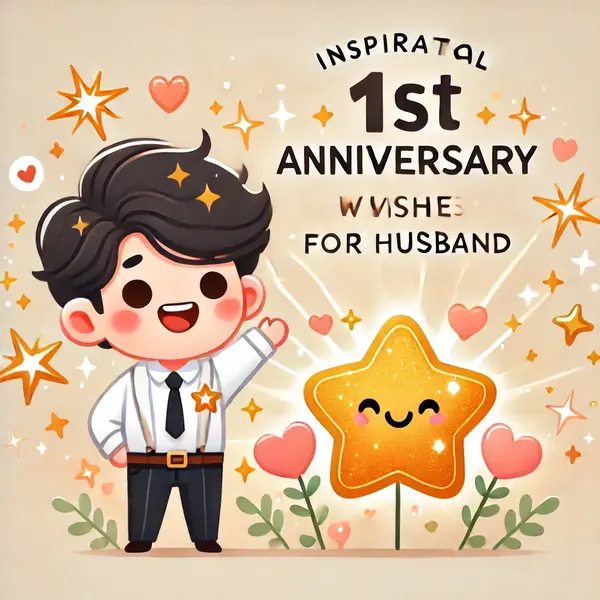 Emotional 1st Anniversary Wishes for Husband