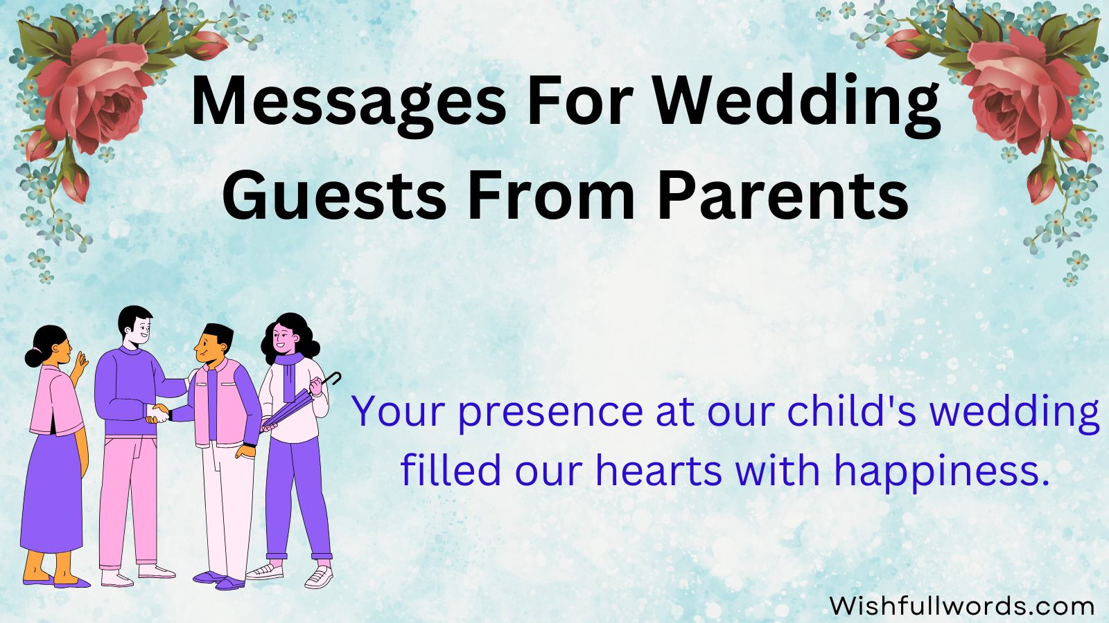 Messages for Wedding Guests from Parents
