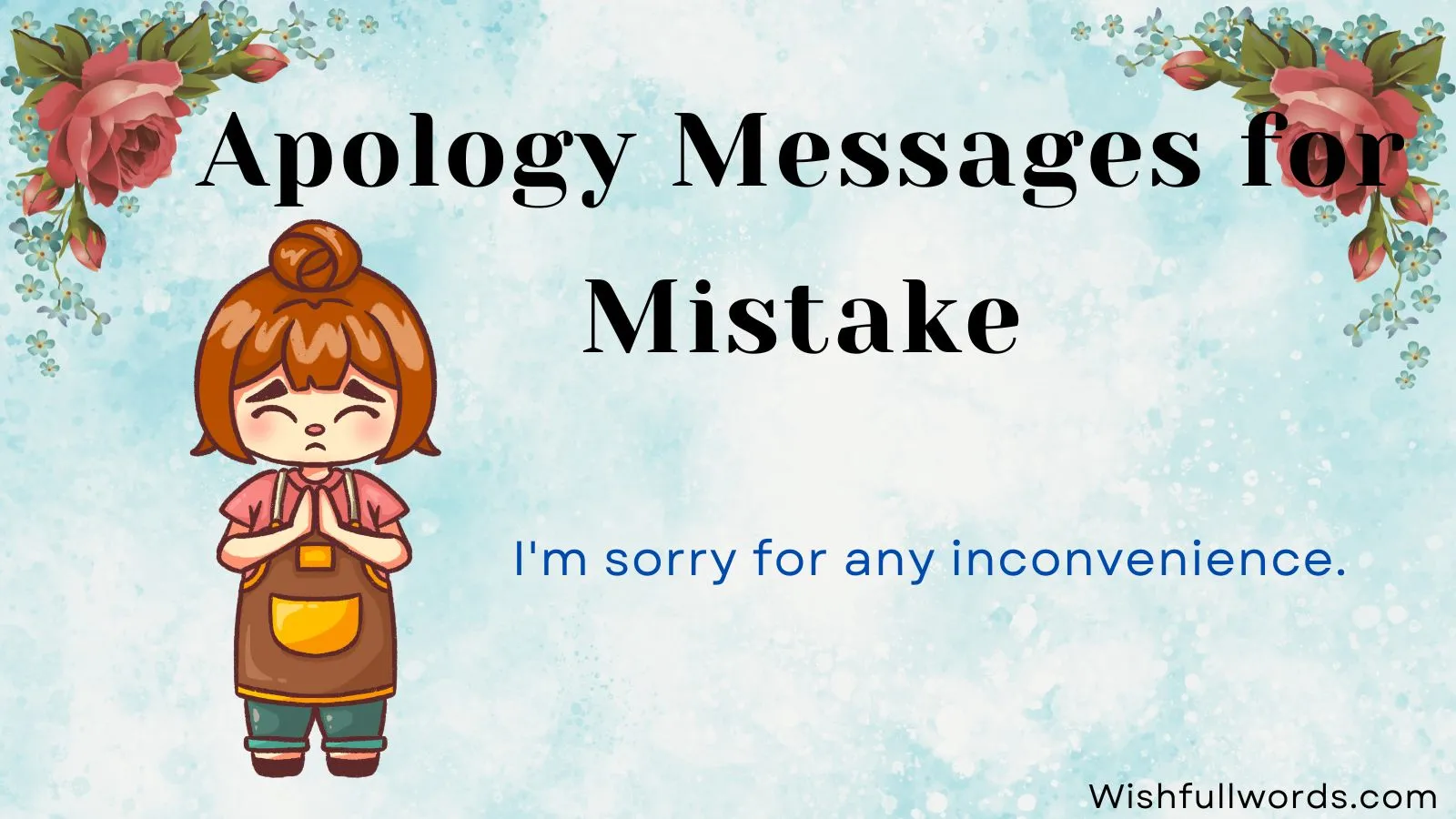 Apology Messages or Mistake