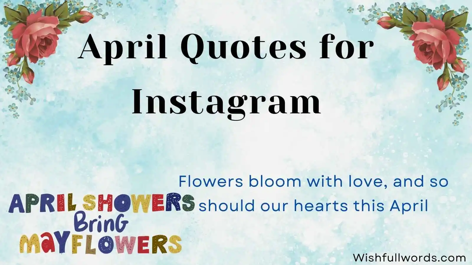 April Quotes for Instagram