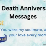 1st Death Anniversary Messages