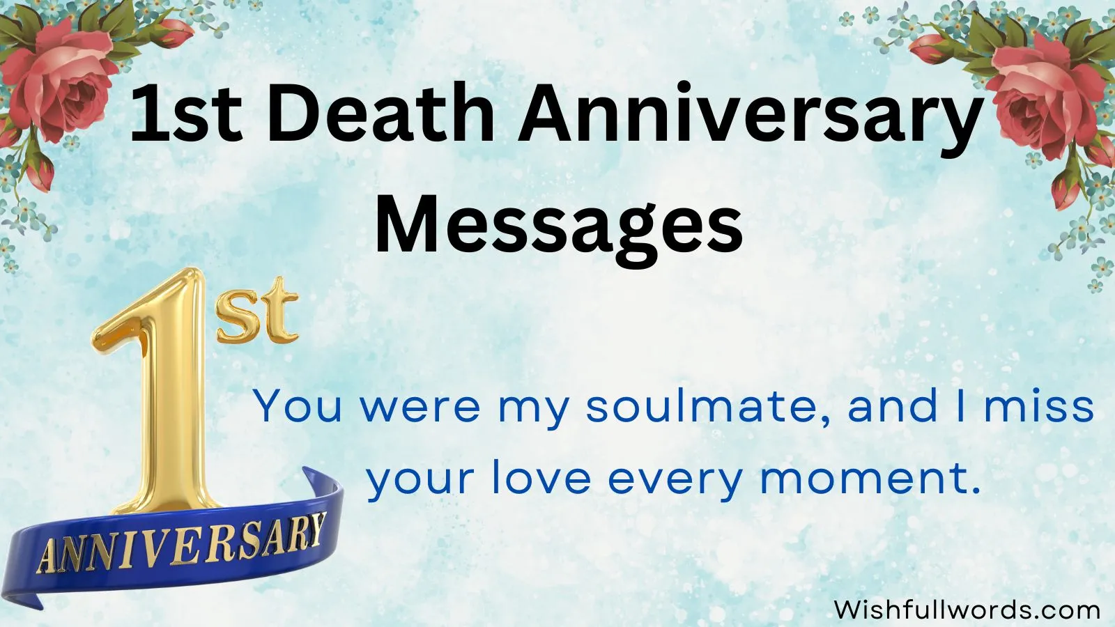 1st Death Anniversary Messages