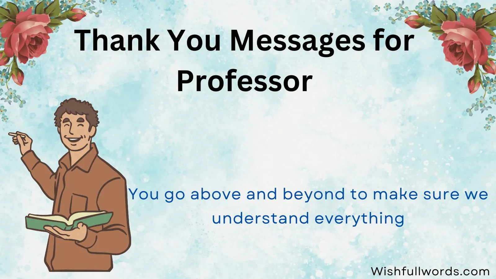 Thank You Messages for Professor