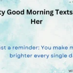 Flirty Good Morning Texts for Her