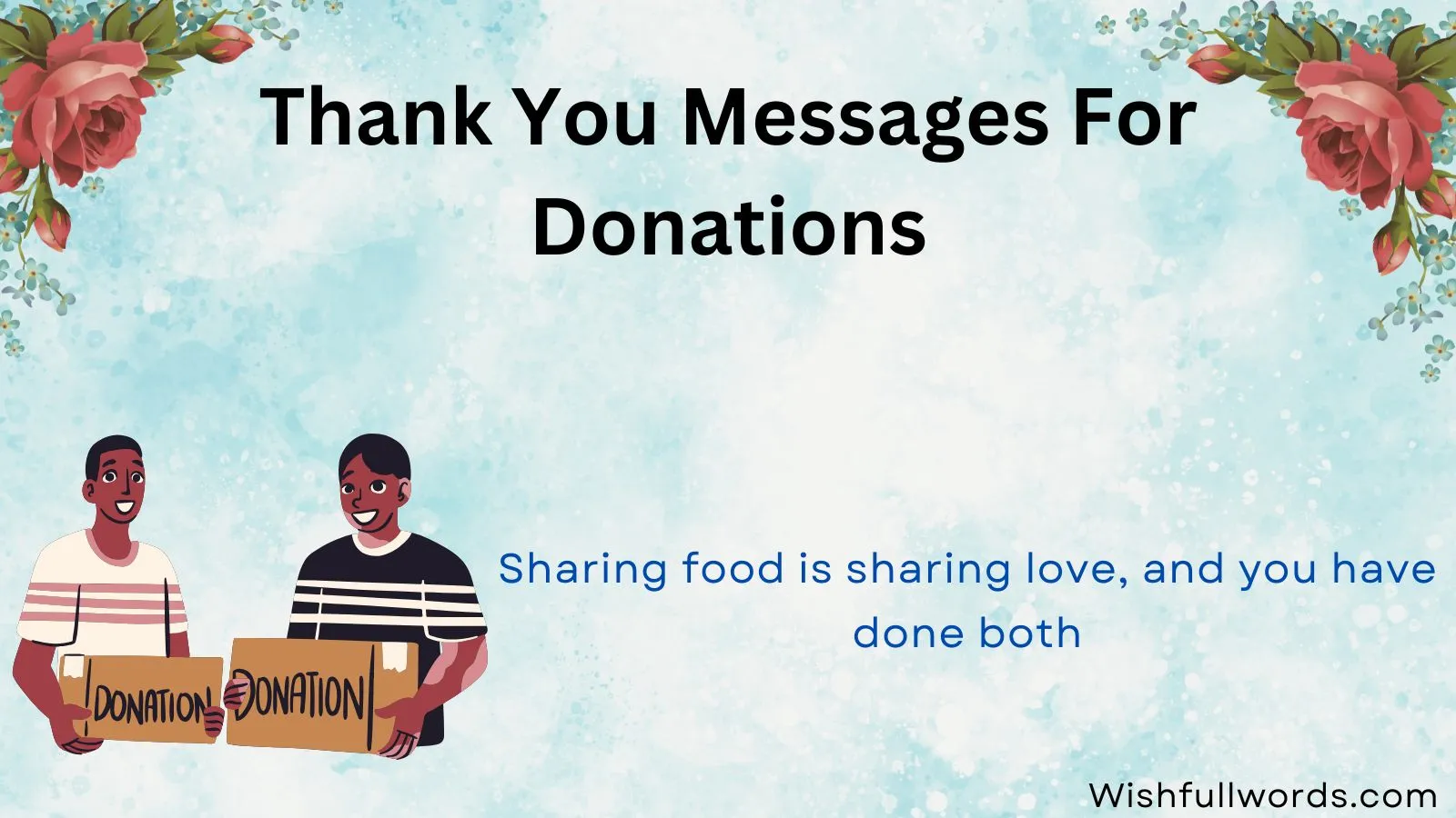 Thank You Messages for Donations