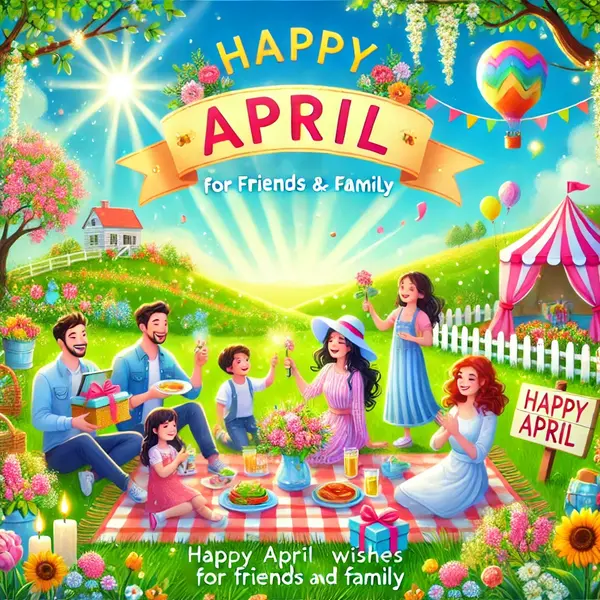 Happy April Wishes for Friends and Family
