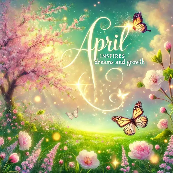 April Inspires Dreams and Growth