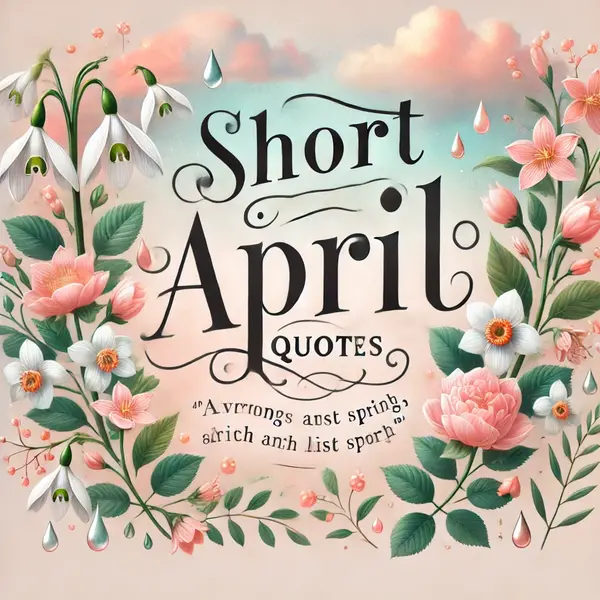 Short April Quotes