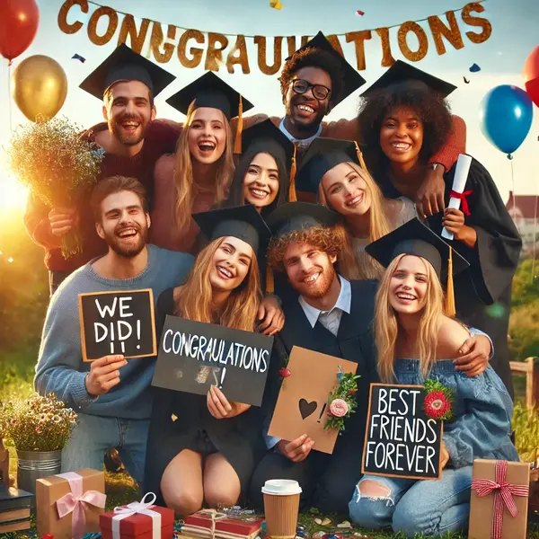 Graduation Messages for Friends