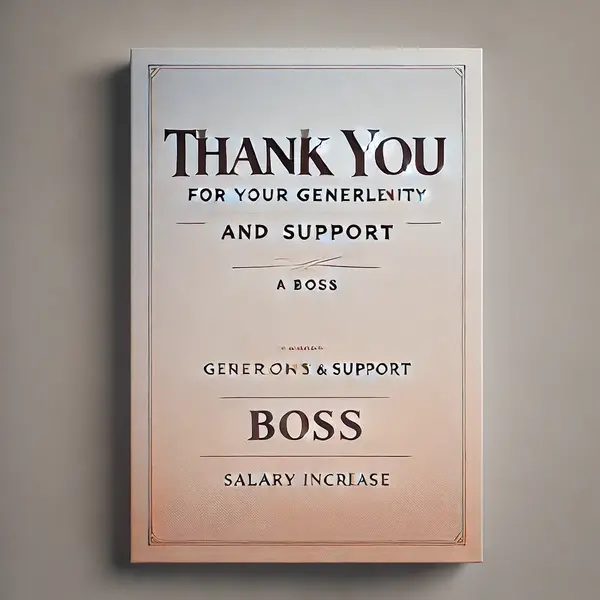 Thank You Messages to Boss for Salary Increase