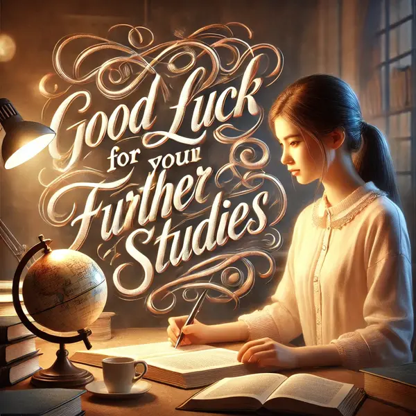 Good Luck Wishes for Further Studies