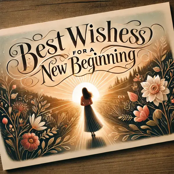 Best Wishes for a New Beginning