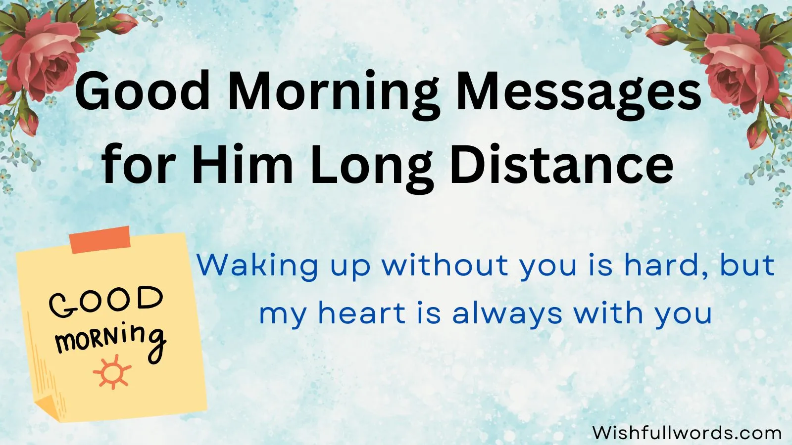 Good Morning Messages for Him Long Distance