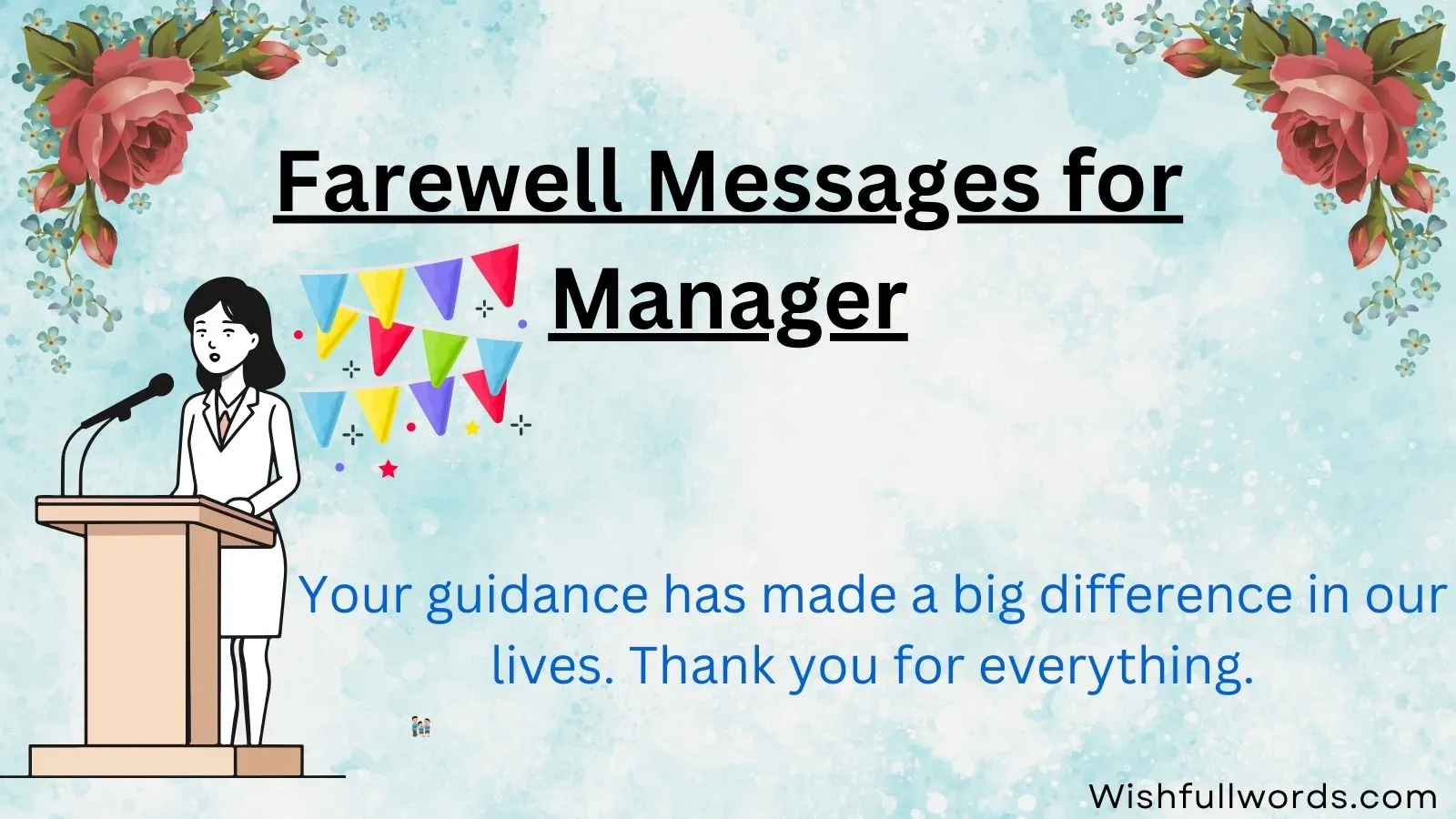 Farewell Messages for Manager