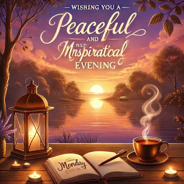 Inspirational Monday Evening Wishes