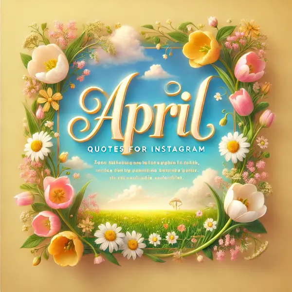 April Quotes For Instagram