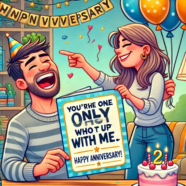 Funny Anniversary Wishes for Husband