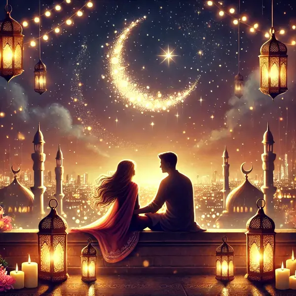 Romantic Chand Raat Wishes for Loved Ones