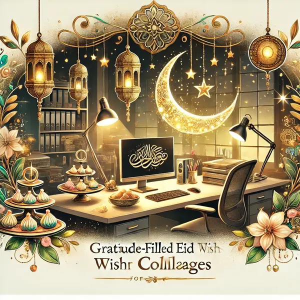 Gratitude-Filled Eid Wishes for Colleagues"