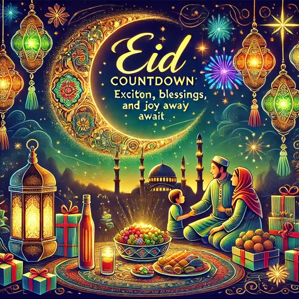 Eid Countdown: Excitement, Blessings, and Joy Await