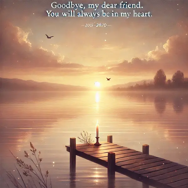 Short Goodbye Messages for a Dead Friend