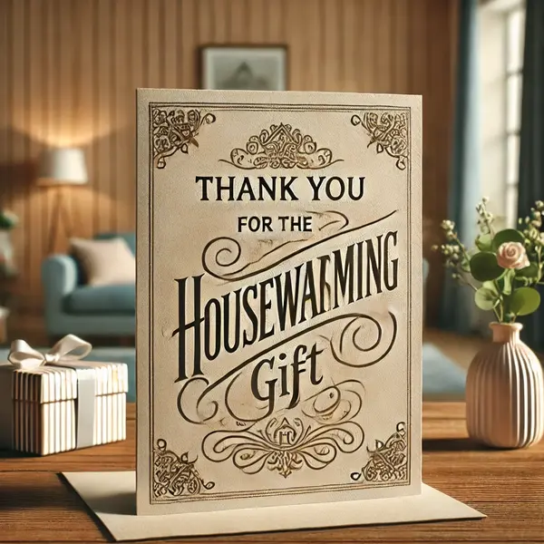 Thank You Messages for Housewarming Gift