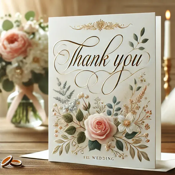 Thank You Messages After Wedding
