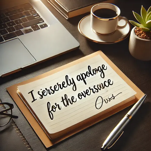 Apology Messages for Boss