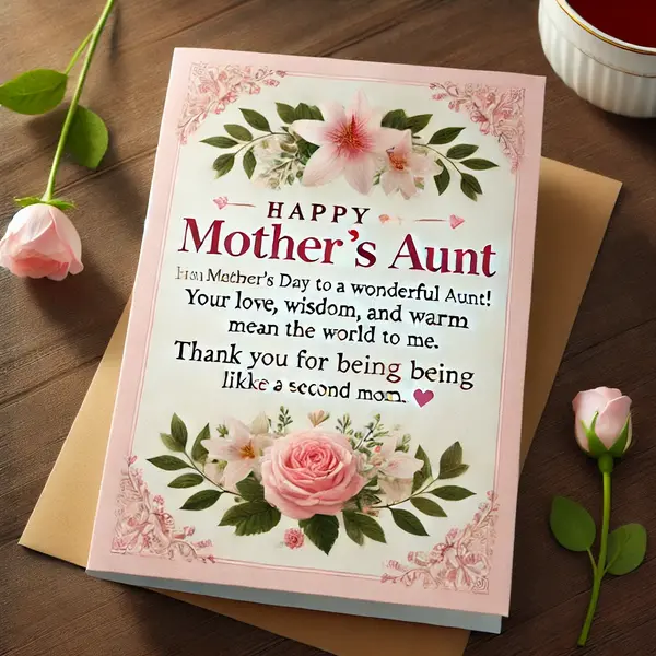 Mothers Day Messages for Aunt