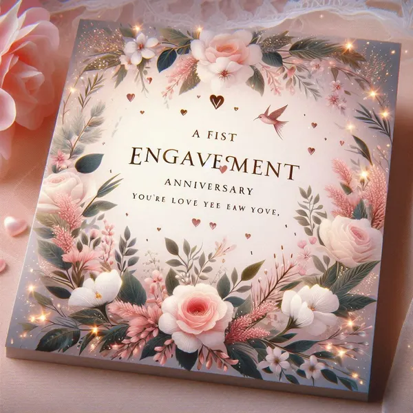 First Engagement Anniversary Wishes