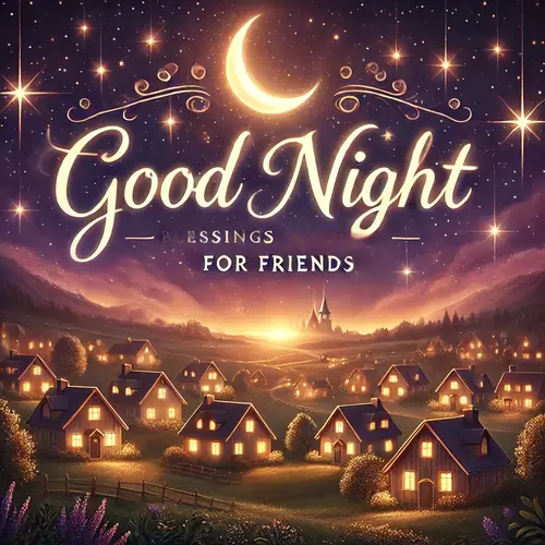 Good Night Blessings for Friends