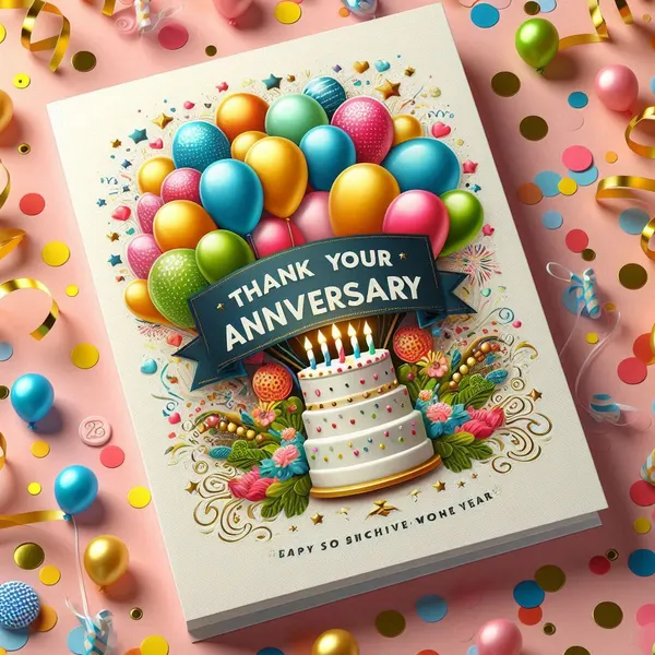Thank You Messages for Work Anniversary Wishes