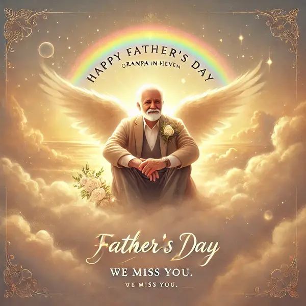 Grandpas in Heaven Fathers Day Messages