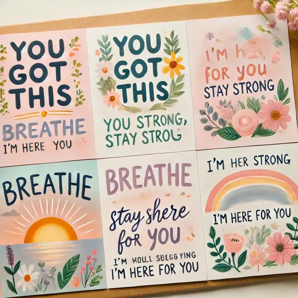 Positive Words for a Friend Feeling Stressed