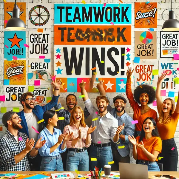 Creative Team Accomplishment Messages