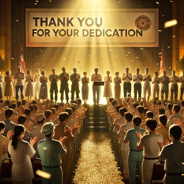 Gratitude for Hard Work and Dedication