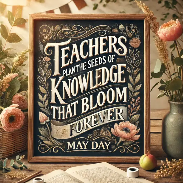 Inspirational Quotes For Teachers On May Day